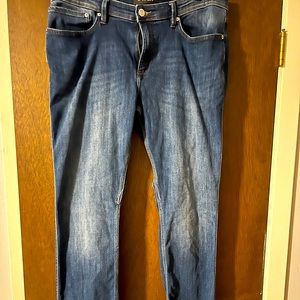 DU/ER DUER Jeans Mens 36x34 L2X Relaxed Taper Medium Wash Stretch Flex Denim